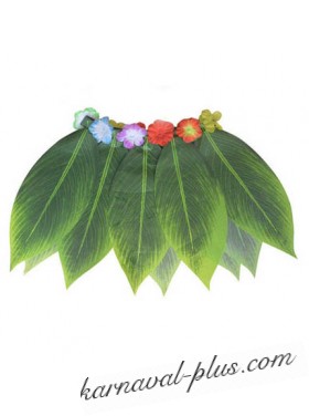 Юбка Гавайская с листьями, 30 см